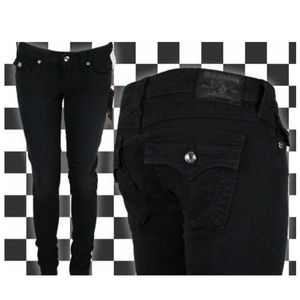 ❤True Religion "Julie Chessboard Swarvoski" Women's Jeans♥️ (GUC)